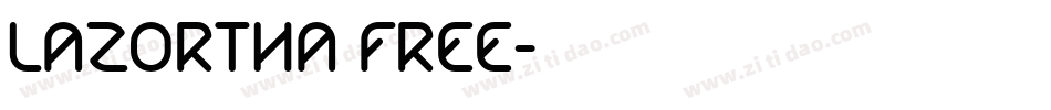 Lazortha Free字体转换